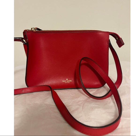 kate spade Bags Kate Spade Red Crossbody Poshmark